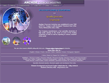 Tablet Screenshot of anchor-chemical.com